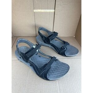 Columbia Sunlight Vent II Women's 8 Sandals Black Gray Adjustable Hiking Water